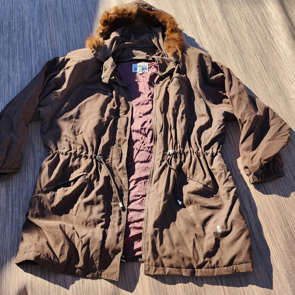 Woman's brown jacket